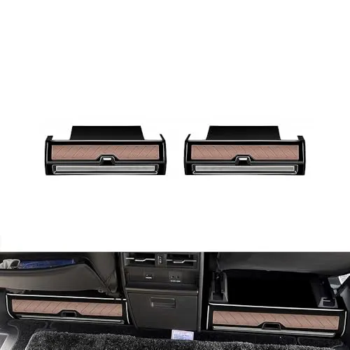 TARCELL レクサス LM500h version L 6人乗り 対応 リアエアコンキックガード リアエアコン吹き出し口キックガード 汚れ防止 蹴り防止 シートバックプロテクター キズ防止 レクサス LM500h version L 内装 カスタムパー