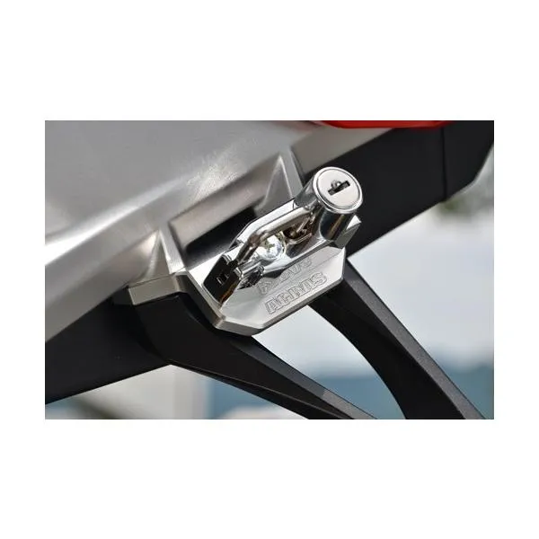 CBR1000RR/SP（17年） ヘルメットホルダー アルミステー/シルバー ヘルメットロック/メッキ AGRAS（アグラス）