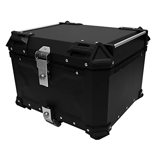 ハンターカブ CT125 クロスカブ スーパーカブ PCX セロー MT-09 対応 汎用 アルミ トップケース リアボックス 55L 鍵付き キャリアベース付き