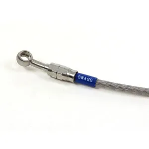 SWAGE-LINE PRO フロントホースキット トライピース ホースエンド ステンレス ホースカラー クリア STP313FT メーカー在庫あり スウェッジラインプロ ブレーキホース・ケーブル類 YZF-R6