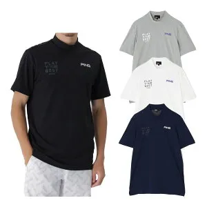 ピン ゴルフ 半袖 ハイネックシャツ サライテック メンズ EARLY AUTUMN 621-5267700 ゴルフウェア アパレル PING GOLF 2025年秋冬モデル 秋冬ウェア トップス
