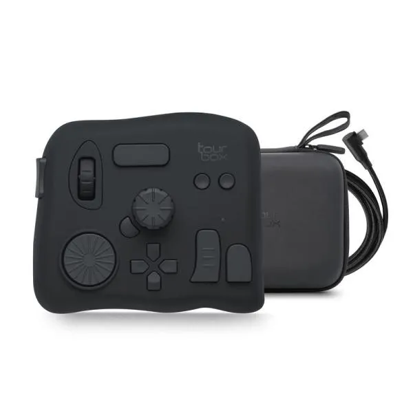 TourBox NEO 公式ストア ツアーボックスネオ、左手デバイス 片手コントローラー、イラスト 動画 画像 編集、カスタマイズキーボード
