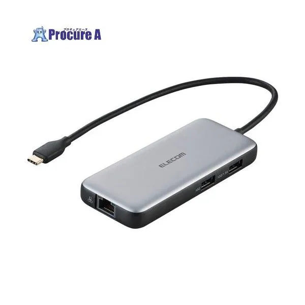 ELECOM Type-C ドッキングステーション USB PD対応 4K 60Hz＋2.5Gbps対応 ■▼666-2998 DST-C27SV 1個