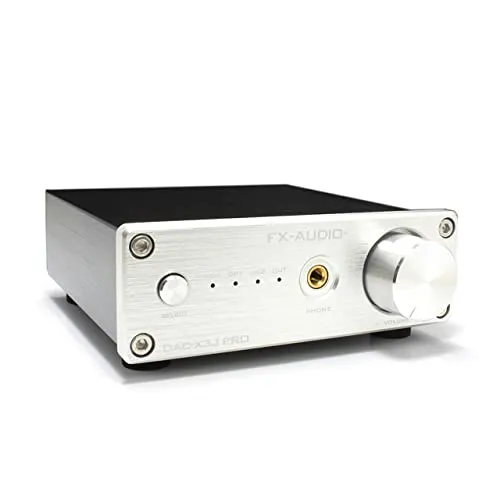 FX-AUDIO- DAC-X3J PRO[シルバー]ハイレゾDAC ES9023P USBバスパワー駆動 ハイパワーヘッドフォンアンプ 光デジタル 同軸デジタル 3系統入力