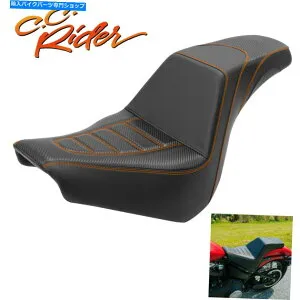 Seats C.C.ライダードライバーの助手席ハーレーソフトアイルスタンダードストリートボブ18アップに適しています C.C.RIDER Driver Passenger Seat Fit For Harley Softail Standard Street Bob 18-Up【並行輸入品】