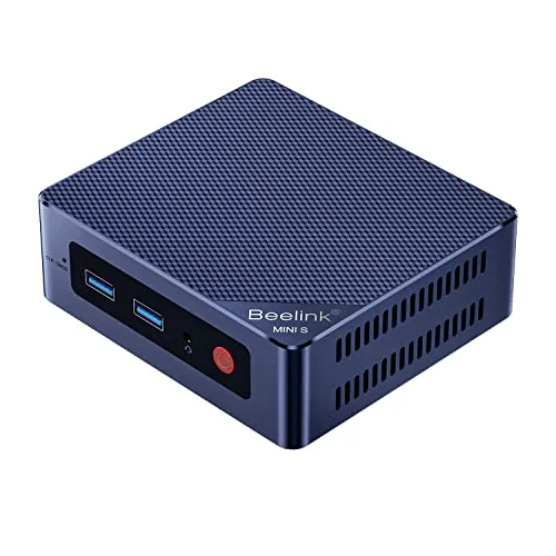 Beelink MINI-S13 Pro ミニ PC、第 13 世代 Intel Twin Lake N150 プロセッサ (最大 3.60GHz) ミニ コンピューター、12GB RAM 500GB SSD ビジネス PC、デュアル HDMI/WiFi