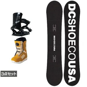 4/25限定★抽選で最大100％Pバック ディーシーシューズ SMILE A ＆ FX ONE ＆ JAFFE ブラウン 板＋ビンディング＋ブーツセット 3点セット スノーボード DSN243943A 341211 5836713134
