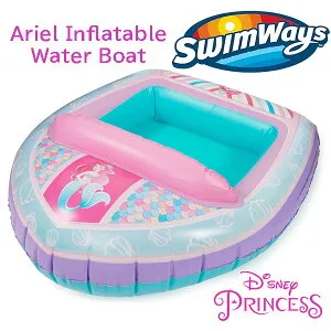 ★最短14日でお届け★ Swimways ディズニー プリンセス アリエル インフレータブル ウォーターボート Disney Princess Ariel Inflatable Water Boat ボート 浮き輪 リトルマーメイド かわいい 女の子 81cm 公