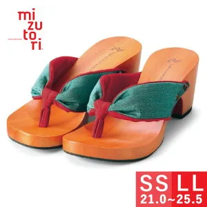 mizutori 夏 下駄 レディース みずとり 水鳥 げたのみずとり ハイテテ hitete 6.5 ヒール かわいい おしゃれ 浴衣 着物 カジュアル サンダル ファッション 女性 日本製 ソフト やわらか鼻緒 履きや