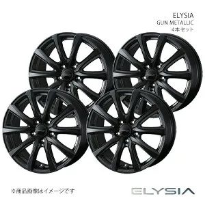 【16インチ 5H114.3 6.5J +40】アルミホイール4本セット フロンクス WDB3S/WEB3S ELYSIA エリシア ガンメタリック 0042430