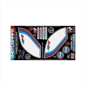 バイクパーツ アクセサリーモトグラフィックス ボディパッド KNEE MT-KB011MW 4580041202091S1000RR 15-