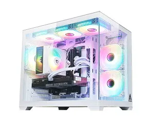 【NEWLEAGUE】 ゲーミングパソコン Ryzen 7 5700X / RTX5070 / メモリ32GB / NVMe SSD 2TB / Windows11Pro / WPS Office ミドルタワー デスクトップ パソコン