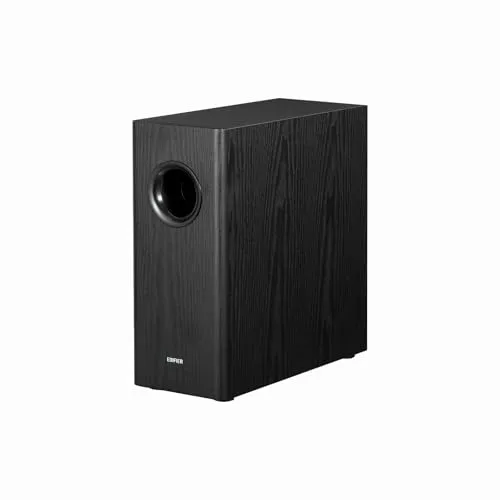 Edifier製 パワードサブウーファー T5s(ブラック) 70W 入力系統：RCA スピーカーに数珠つなぎ可能【日本正規代理店製品】 ED-T5S-BK