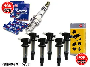 【4/24 20時～エントリーでP5倍★26日まで】クラウン GWS204 NGK 正規品 MAX プラグ イリジウム 1501 DFH6B-11A 6本 NGK 正規品 イグニッションコイル U5084 6本セット H20.05～H24.12 送料無料