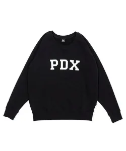 獲得ポイント84pt 【送料無料】ポーラー(POLER) スウェット PDX RAGLAN CREW 233MCV0038-BLK メンズ BLACK L