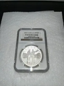 2004 P ルイス＆クラーク $1 PF69 ウルトラカメオ NGC認定