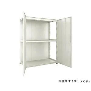 TRUSCO M3型棚 背板・扉付 W900XD571 3段 連結 M36363SDB [r21][s9-833]