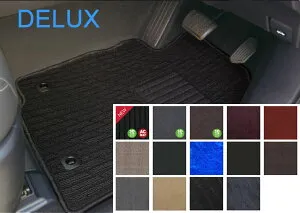 デラックス フロアマット 車種専用タイプ レクサス LS500/LS500h 4WD/GAS・HV共通 無地 LS4-1 Floor mat car type