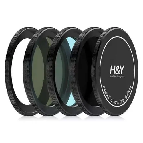 H&Y フィルターセット Sony ZV-1 Kit マグネット式 49mm ZV-1 ZV-1M2対応 レンズ保護 PL ND 帯電防止 防汚 撥水 防傷 SOZV-1