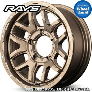 【在庫あり】【ホイールのみ単品4本セット】ジムニーシエラ(JB74/JB43)/ジムニーノマド(JC74)レイズ チームデイトナ F6ブースト ダークブロンズ(Z5) 6.0J-16 インセット-5 5穴 PCD139 16インチホイール