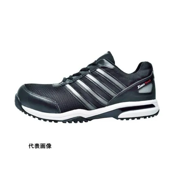 作業靴 ワークシューズ おすすめ 仕事 靴 シューズ くつ ジーベック 85132 セフティシューズ 275 ブラック [85132-90-275] 8513290275 販売単位：1 送料無料