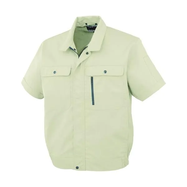 コーコス信岡 半袖ブルゾンH-190 5アイボリー 5L H-190-5-5L