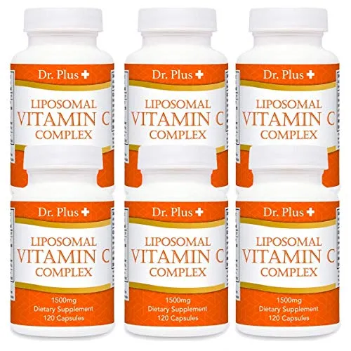 高濃度ビタミンC 1500mg 高吸収リポソーム180 カプセル [3ヶ月分] Dr Plus ドクタープラス/Liposomal Vitamin C 1500mg 180 Caps 3month supply Made in USA (6)