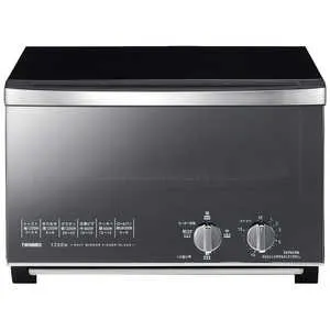 ツインバード TWINBIRD オーブントースター 1200W/食パン4枚 ブラック TS-D048B