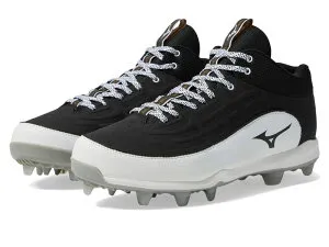 ミズノ メンズ シューズ スニーカー Mizuno Ambition 3 Mid TPU Black/White ホワイト