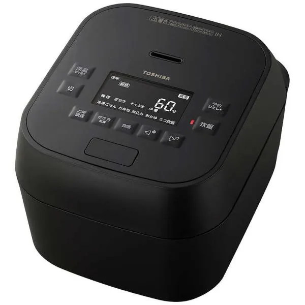 東芝 TOSHIBA 炊飯器 5.5合 炎匠炊き 真空圧力IHジャー 備長炭かまど丸釜 グランブラック RC-10MGX-K