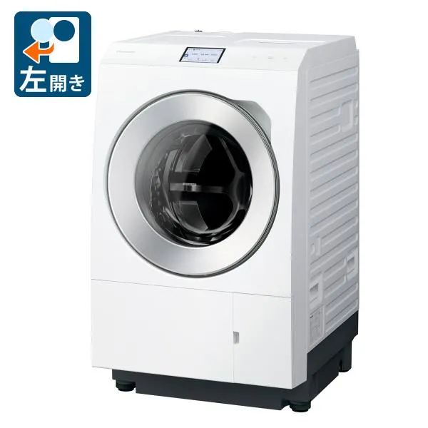 (標準設置無料 設置Aエリアのみ) パナソニック 12.0kg ドラム式洗濯乾燥機(左開き)マットホワイト Panasonic NA-LX129EL-W 返品種別A