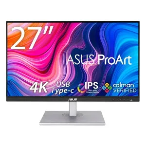 ASUS 4K モニター ProArt PA279CV-J 27インチ(無輝点交換保証 HDR IPS Type-C 65W PD Display Port HDMIx2