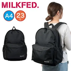 【4/25限定★エントリーで最大P46倍】 ミルクフェド リュック MILKFED. 23L 通学 通勤 A4 DAILY DAYPACK リュックサック デイパック レディース 女子 中学生 高校生 大学生 通学リュック 小さい 小さめ