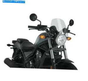 Windshields プイグクリア2017年以上のCMX300＆CMX500 REBEL 3829WのPuig Clear New Generation Sport Windscreen Puig Clear New Generation Sport Windscreen for 2017+ CMX300 & CMX500 Rebel 3829W【並行輸入品】