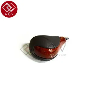 【送料無料】 LEXUS レクサス LS460採用 トヨタ セルシオ 純正 シフトノブ ミディアムブラウン＆ブラック ギアノブ スティックシフトノブ シフトレバー ミッション 取っ手 ノブ 8mm レザー コン