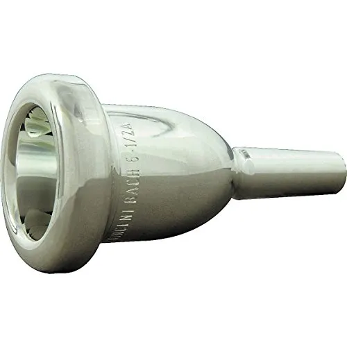 Bach K3507C Megatone Small Shank Tenor Trombone Mouthpiece, Silver Plated, 7 C 24.75mm