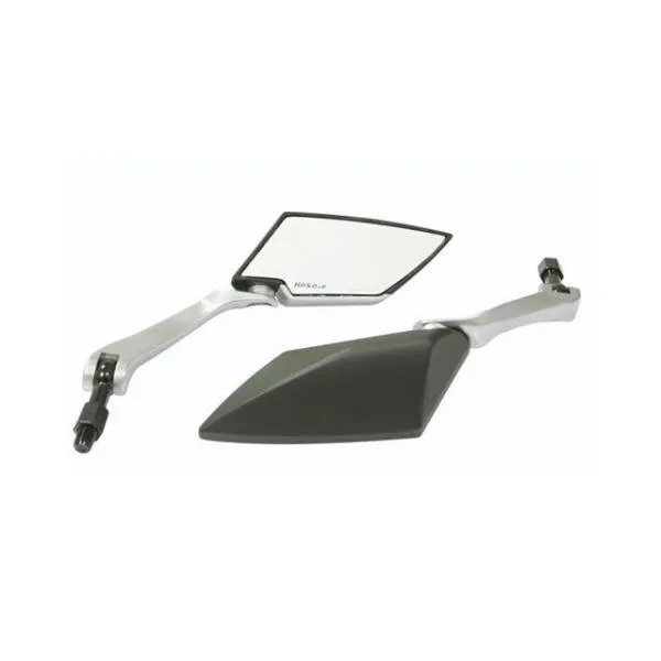 kn926 汎用 ミラー関連パーツ KOSO TTミラー KNバージョン（ツヤ消しブラック/シルバー） KN企画