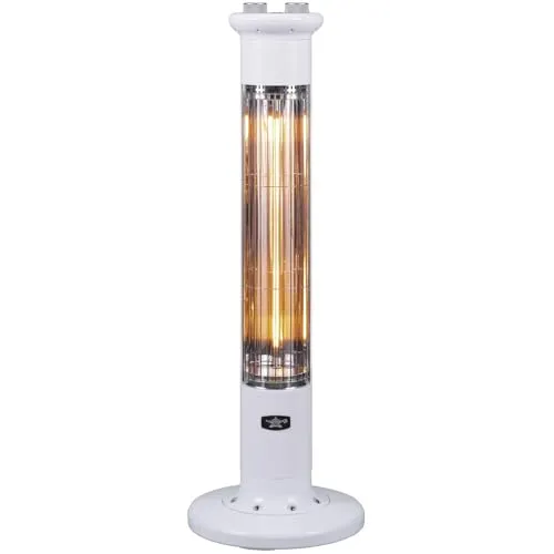 アラジン(Aladdin) 電気ストーブ 遠赤グラファイトeヒーター 900W ホワイト CAH-1G9E-W