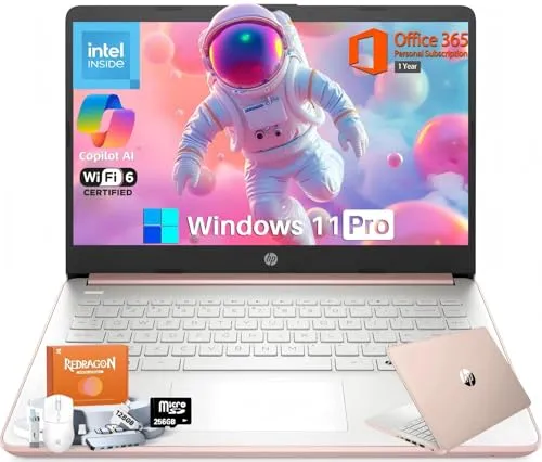 HP (エイチピー) 2026 14 ノートパソコン 学生 ビジネス Copilot AI Intel N150 16GB RAM 512GB ストレージ (128GB UFS+256GB MSD+128GB UFD) 1年間 Office 365 WiF