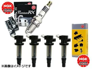 【エントリー+購入=P5倍♪4/24 20時～4/26】ハリアー ACU30W ACU35W NGK 正規品 プレミアム RXプラグ 94915 BKR6ERX-11P 4本 NGK 正規品 イグニッションコイル U5052 4本セット H15.02～H22.09