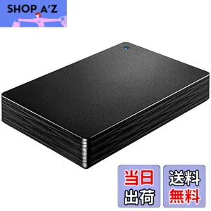 【送料無料】アイ・オー・データ USB 3.1 Gen 1/2.0対応 ポータブルハードディスク 「カクうす Lite」 ブラック 2TB 日本メーカー HDPH-UT2DKR