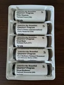 2013-S クォーターミントロールセット BU - ATB クォーターロール全5枚 (OH、NV、MD、SD、NH)