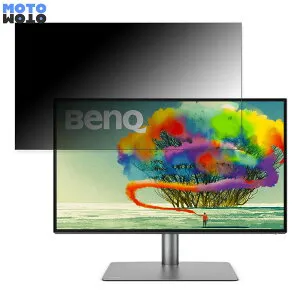 【ポイント2倍】 BenQ AQCOLOR PD2725U 向けの 27インチ 16:9 覗き見防止 プライバシーフィルター ブルーライトカット 保護フィルム アンチグレア タブ・粘着シール式