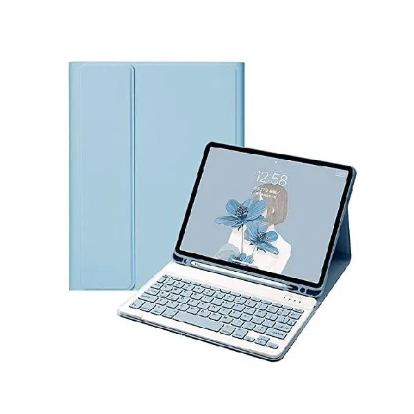 QYiiD Keyboard Case for iPad mini 5/ Mini 4, Lightweight Smart Cover with Magnetically Detachable Keyboard for iPad mini 5/iPad mini 4/iPad m_並行輸入