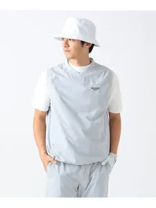 PURPLE LABEL / ストレッチナイロン レイヤーベスト BEAMS GOLF PURPLE LABEL ビームス ゴルフ トップス ベスト・ジレ ネイビー シルバー【送料無料】[Rakuten Fashion]