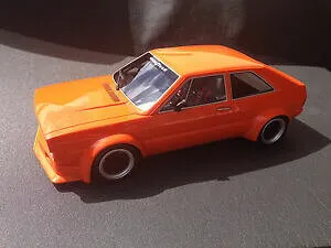 【送料無料】模型車 スポーツカー チューニングオレンジ vw scirocco 1 typ 53 gruppe 2 gr2 umbau tuning 2sitzer orange ovp 118