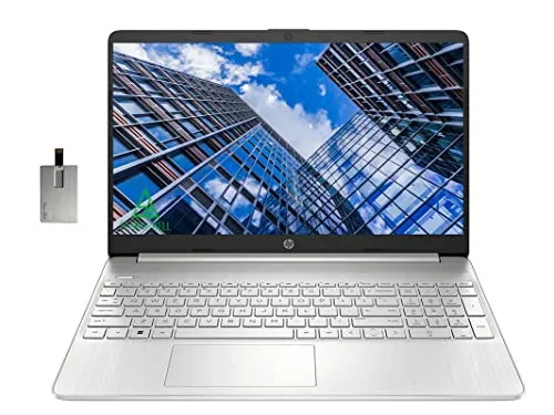 HP 15.6インチ FHD IPS タッチスクリーンノートパソコン、第11世代Intel Core i7-1165G7プロセッサー、12GB DDR4 RAM、256GB SSD、Intel Iris Xe Graphics、720p HDウェブカメラ、