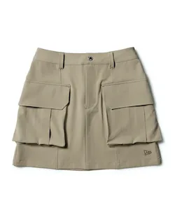 獲得ポイント99pt 【送料無料】ニューエラ(NEW ERA) ゴルフウェア スカート Women's ストレッチ ツイル カーゴスカート カーキ 14859853 【国内正規品】【2026年春夏モデル】 レディース カーキ M