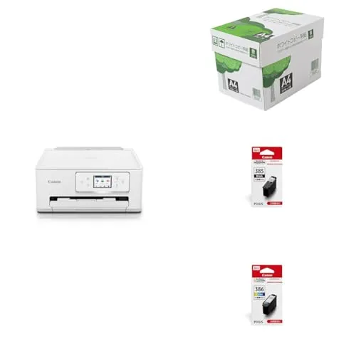 キヤノン Canon プリンター A4インクジェット複合機 PIXUS TS6630 + コピー用紙 A4 2500枚(500枚×5冊) + インク