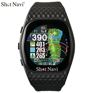 【全品10％割引クーポン配布中♪】4/27まで ショットナビ 腕時計型GPSゴルフナビ Shot Navi INFINITY Touch インフィニティ タッチ ブラック